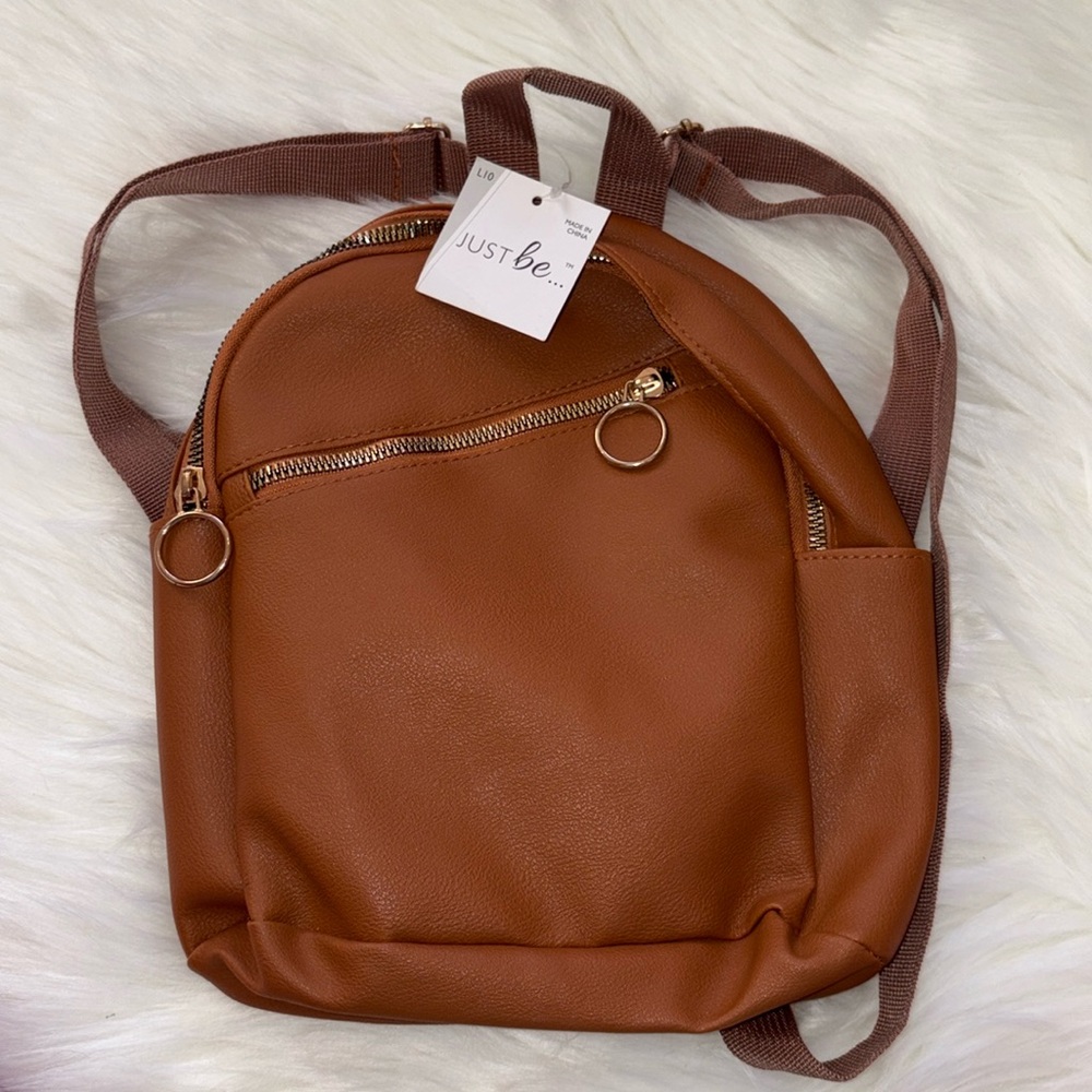 Just Be Brown Mini Backpack